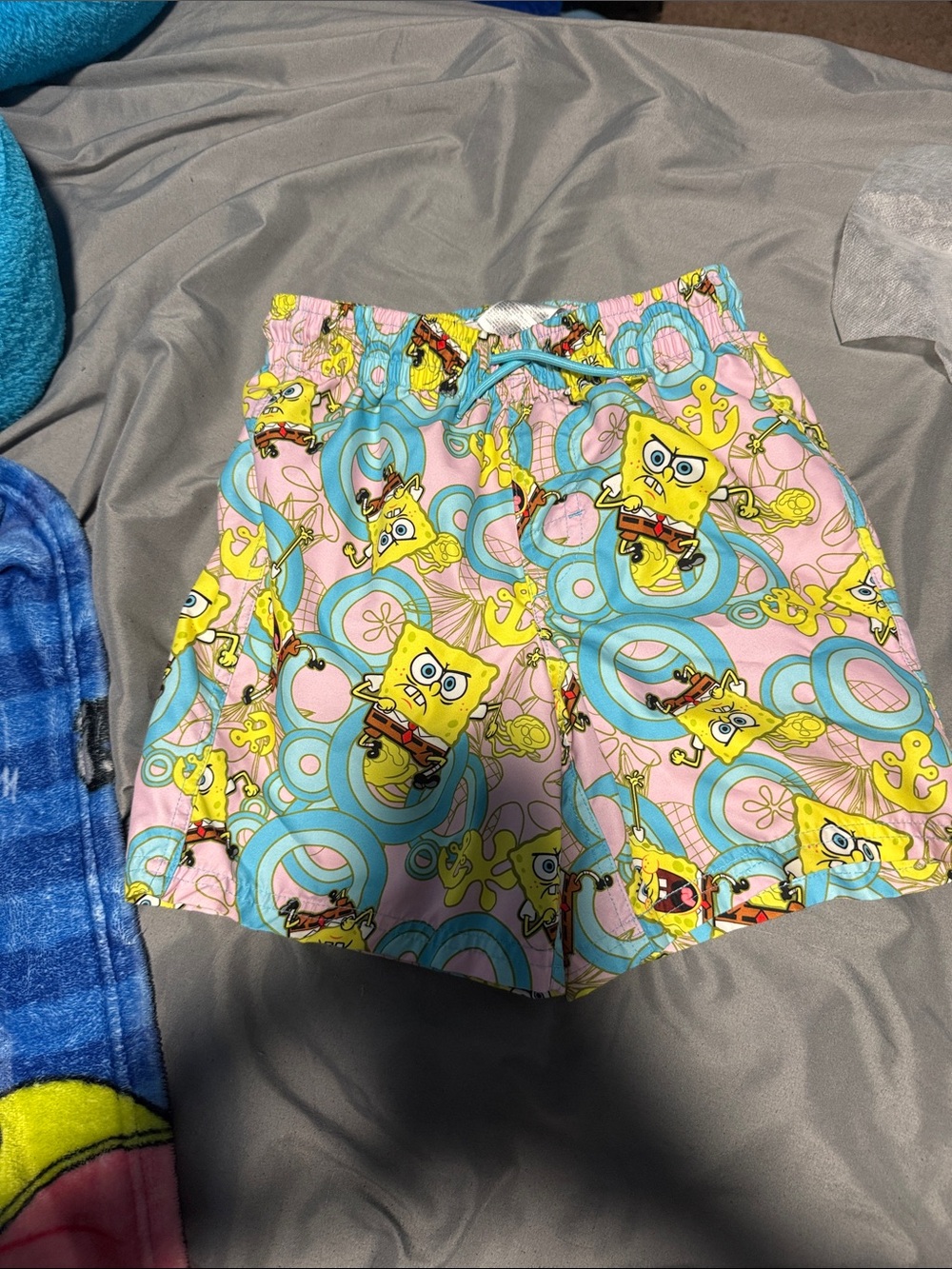Nickelodeon SpongeBob Pink & Blue Swim Shorts